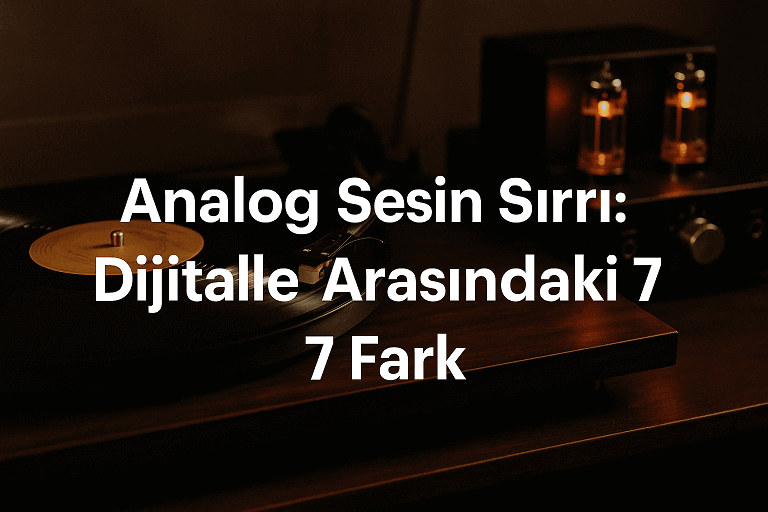 Analog Sesin Sırrı: Dijitalle Arasındaki 7 Fark