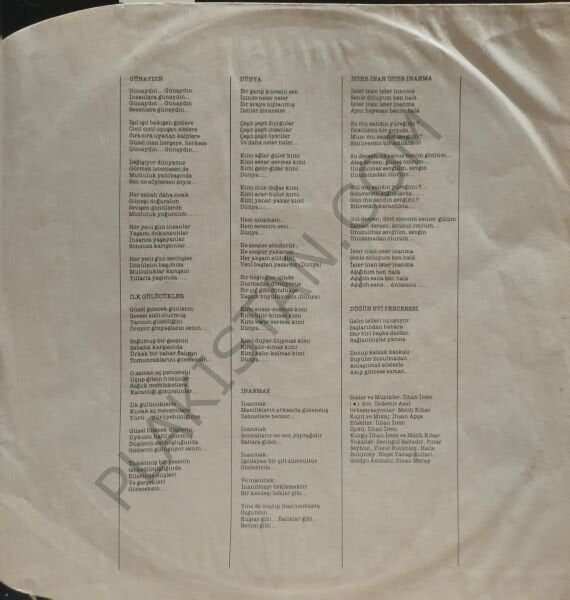 İlhan İrem – Pencere LP PLAK