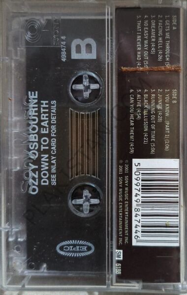 Ozzy Osbourne : Down To Earth -  Down To Earth KASET