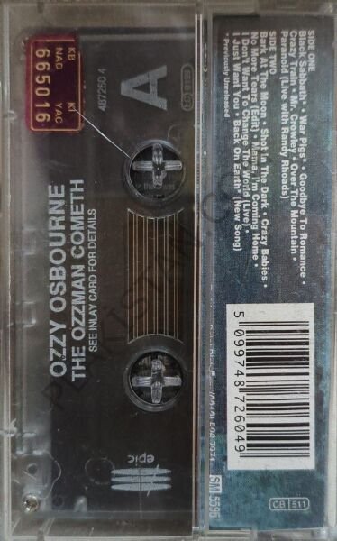 Ozzy Osbourne – The Ozzman Cometh KASET