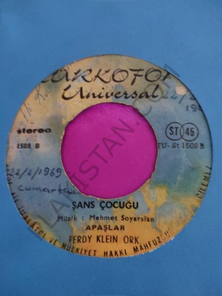 Cem Karaca ve Apaşlar - Resimdeki Gözyaşları - 45 lik PLAK