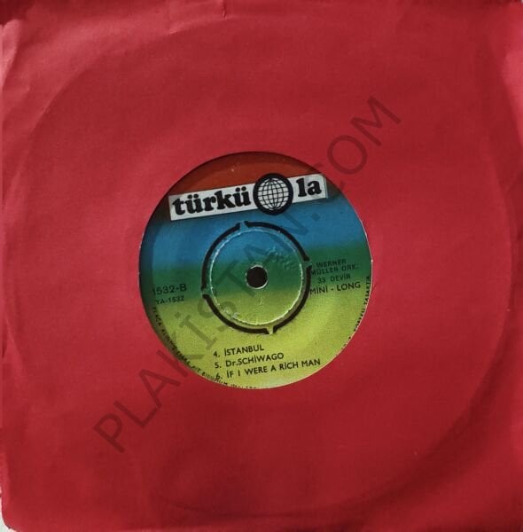 Werner Müller Orkestrası 33 Devir 45 LİK Mini LP PLAK