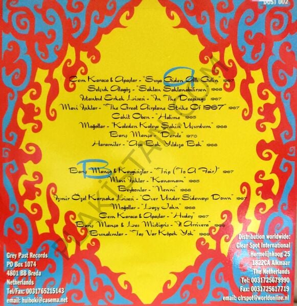 Turkish Delights KIRMIZI RENKLİ  LP PLAK