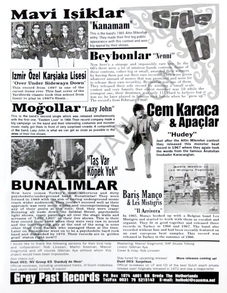 Turkish Delights KIRMIZI RENKLİ  LP PLAK