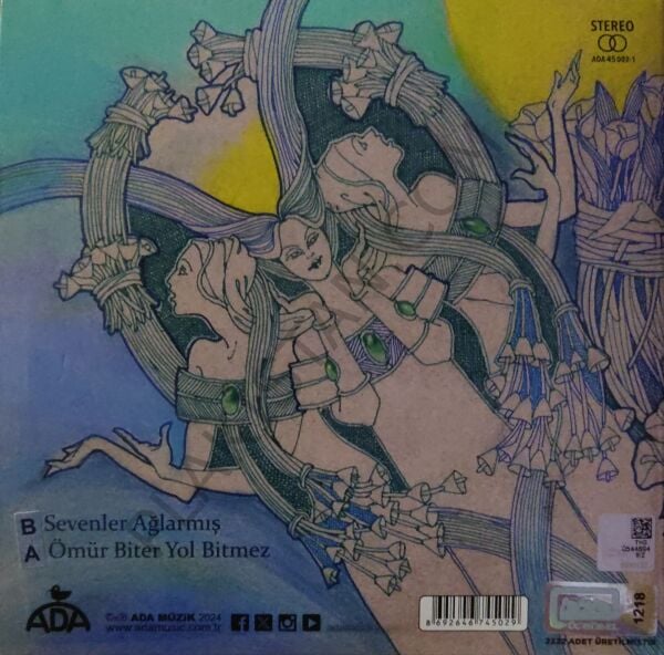 3 Hür-El – Ömür Biter Yol Bitmez / Sevenler Ağlarmış 45 LİK PLAK