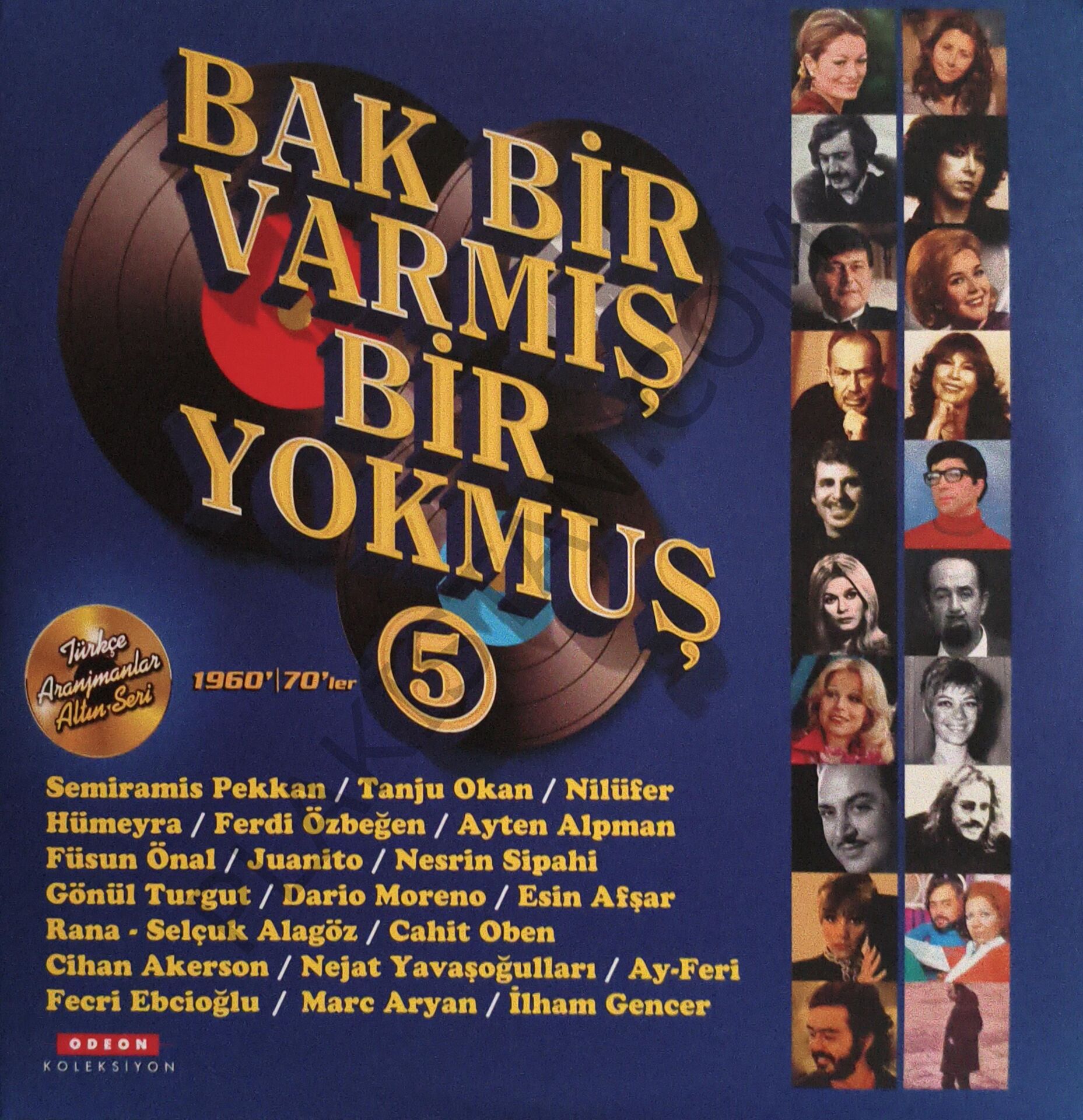 Bak Bir Varmış Bir Yokmuş 5 LP PLAK