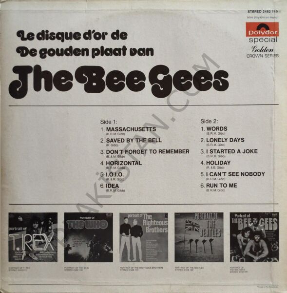 The Bee Gees - Le Disque d'or de De Gouden Plaat Van The Bee Gees LP PLAK