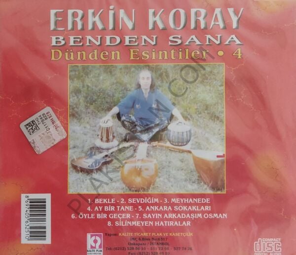 Erkin Koray – Benden Sana - Dünden Esintiler 4 CD