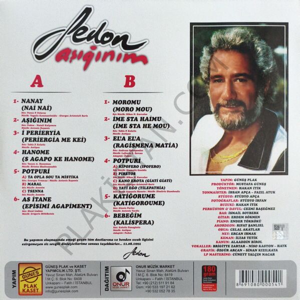 Fedon Aşığınım LP PLAK