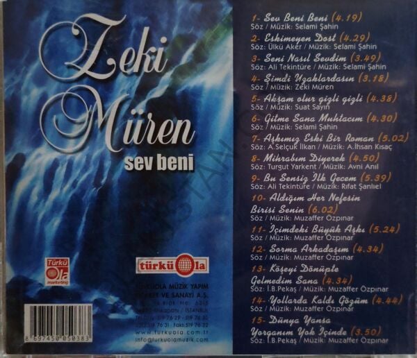 Zeki Müren Sev Beni CD