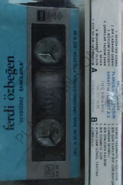 Ferdi Özbeğen - Sevdiğiniz Şarkılar KASET