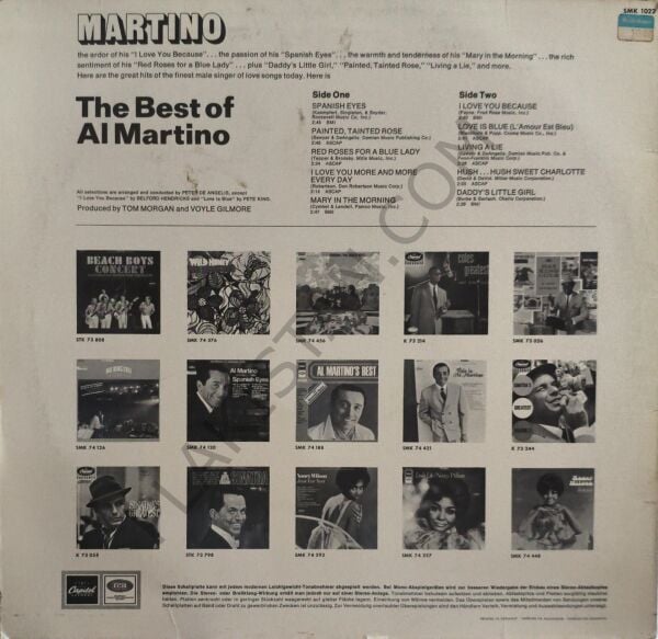 Al Martino – The Best Of Al Martino LP PLAK
