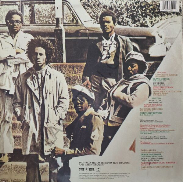 Bob Marley And The Wailers* – Catch A Fire LP PLAK