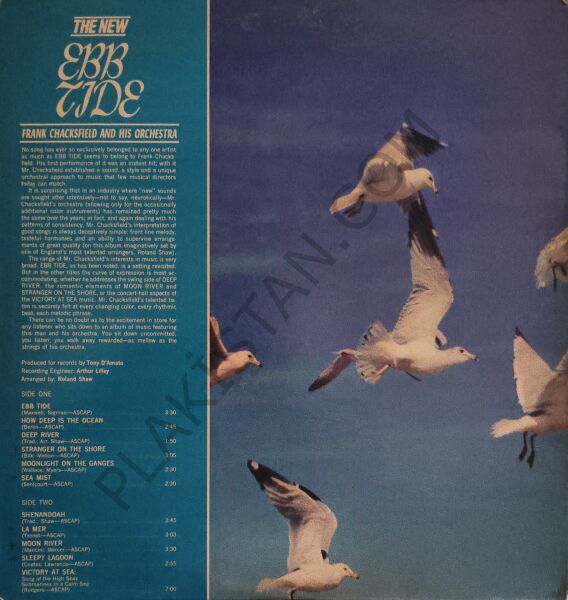 Frank Chacksfield & His Orchestra – The New Ebb Tide LP PLAK