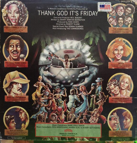 Thank God It's Friday (The Original Motion Picture Soundtrack) 3 LP PLAK
