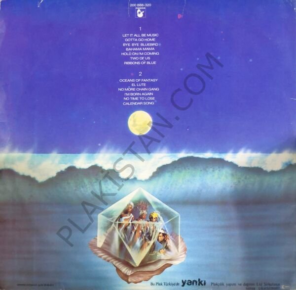 BONEY M. - OCEANS OF FANTASY ( POSTER KAPAK ) 2 LP PLAK
