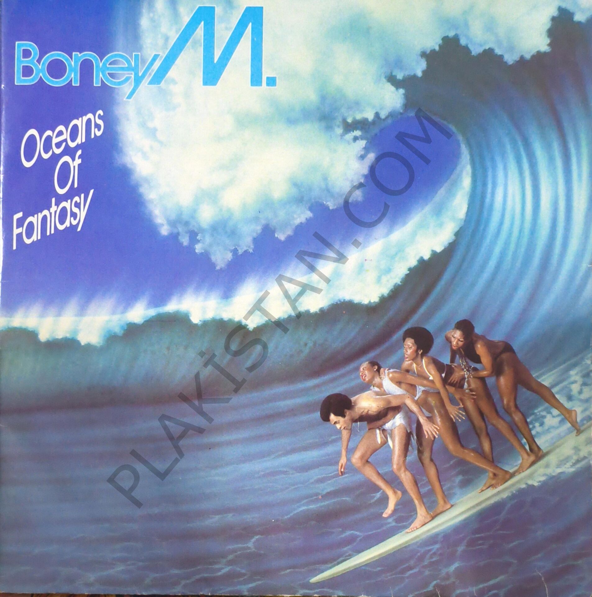 BONEY M. - OCEANS OF FANTASY ( POSTER KAPAK ) 2 LP PLAK