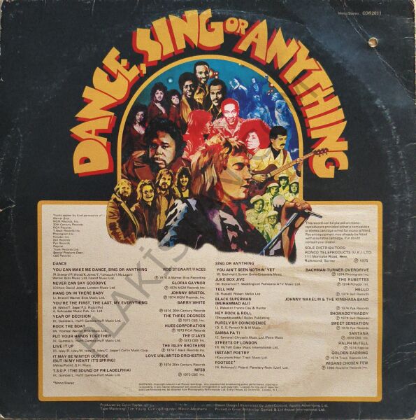 DISCO DYNAMITE SUPER SOUL MUSIC 1976 KARMA LP PLAK