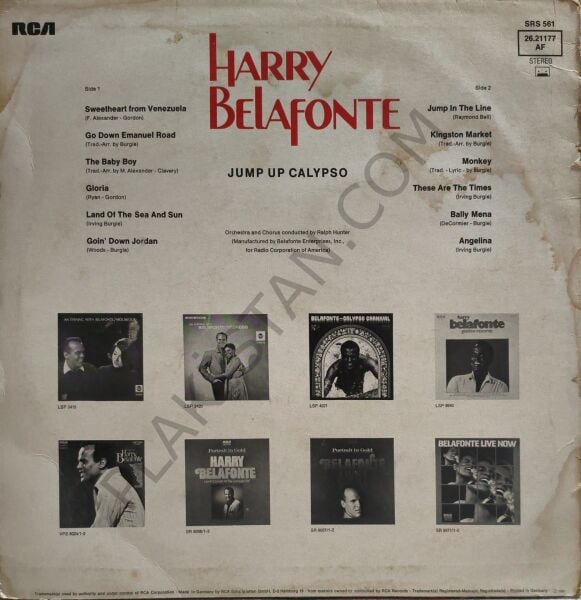 Harry Belafonte – Jump Up Calypso LP PLAK