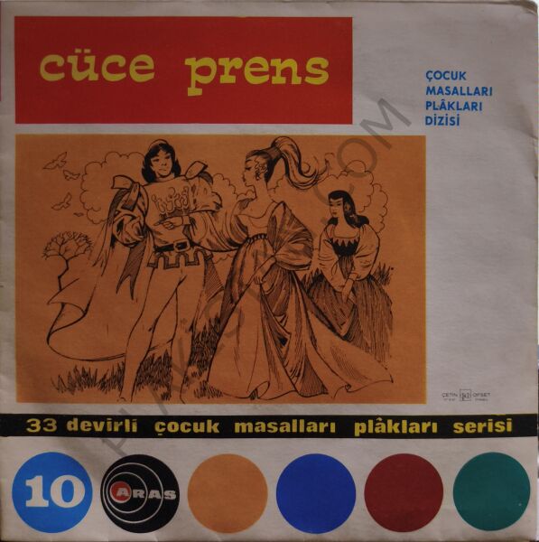 MASAL - CÜCE PRENS / DOKUZ KÖYÜN BİR SIPASI  33 DEVİR 45 LİK PLAK