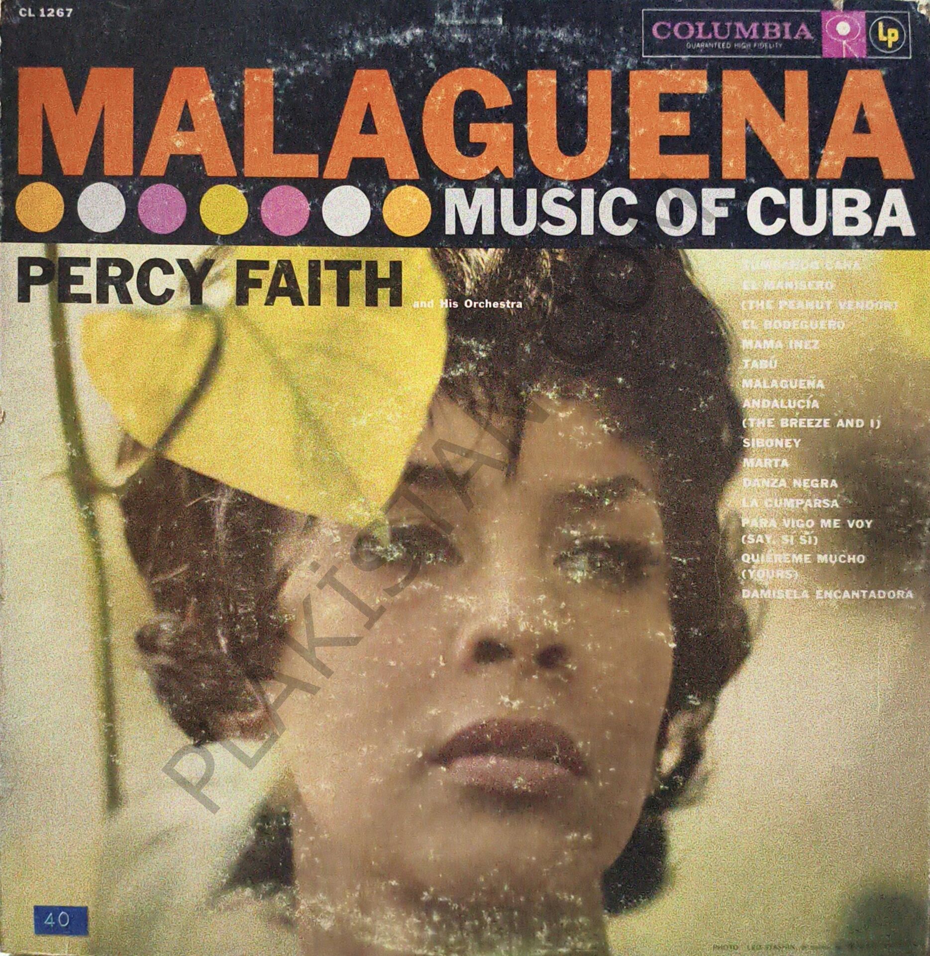 Percy Faith And His Orchestra* – Malagueña (Music Of Cuba) LP PLAK