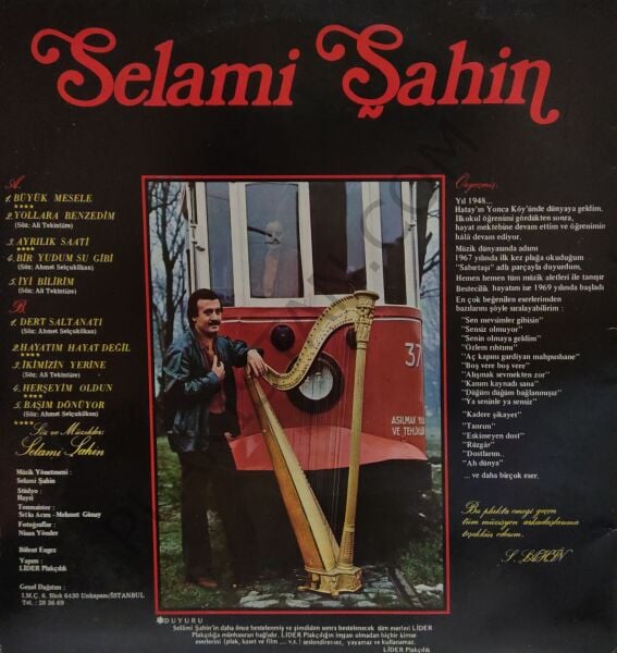 Selami Şahin Bağrımdaki Ateş'ten Damlalar LP