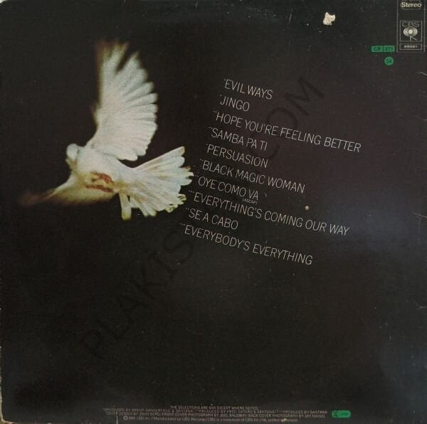 Santana – Santana's Greatest Hits LP PLAK