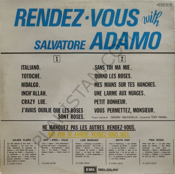 Adamo – Rendez-vous with Salvatore LP PLAK