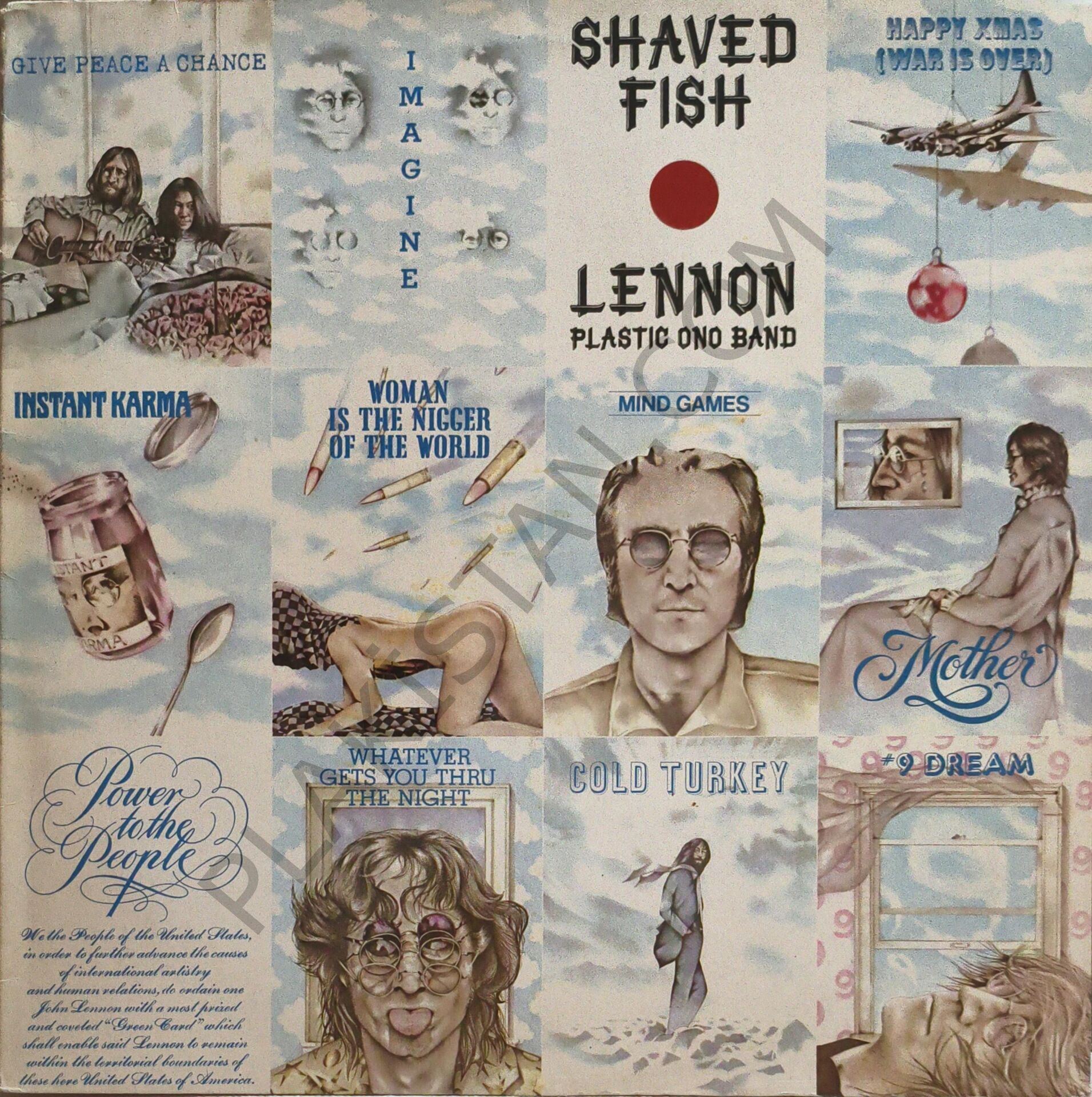John Lennon, The Plastic Ono Band – Shaved Fish LP PLAK