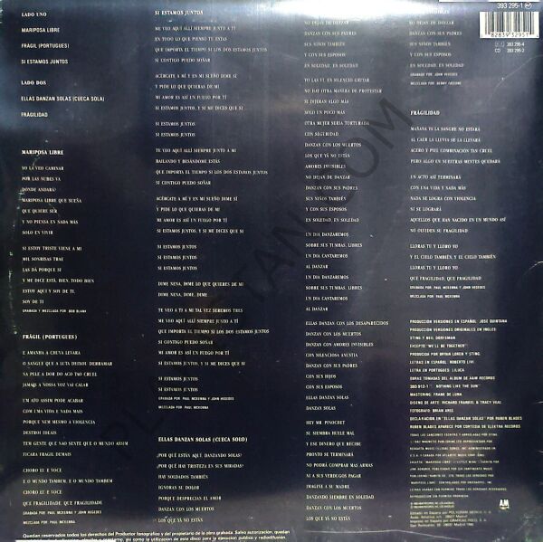 Sting – Nada Como El Sol LP PLAK