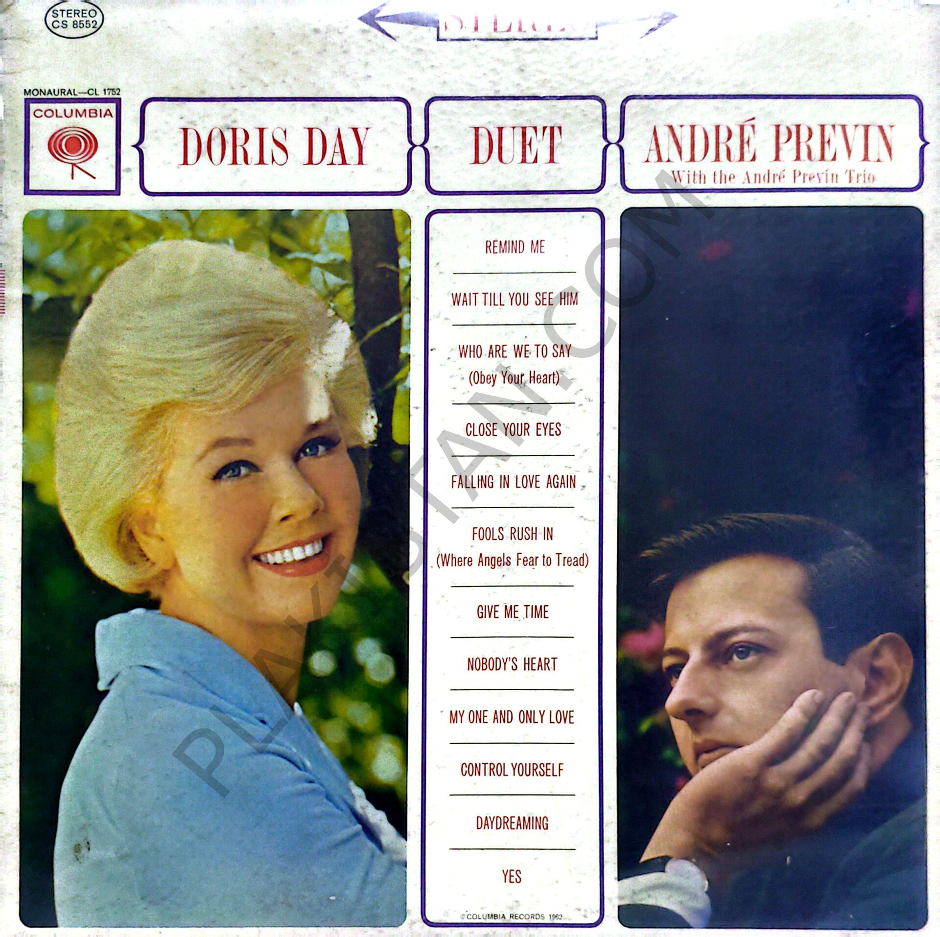 Doris Day And André Previn With The André Previn Trio – Duet LP PLAK