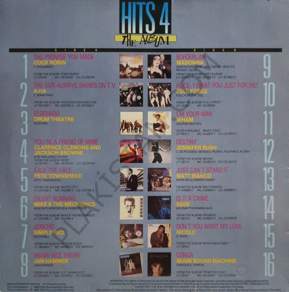 Hits 4 - The Album LP PLAK