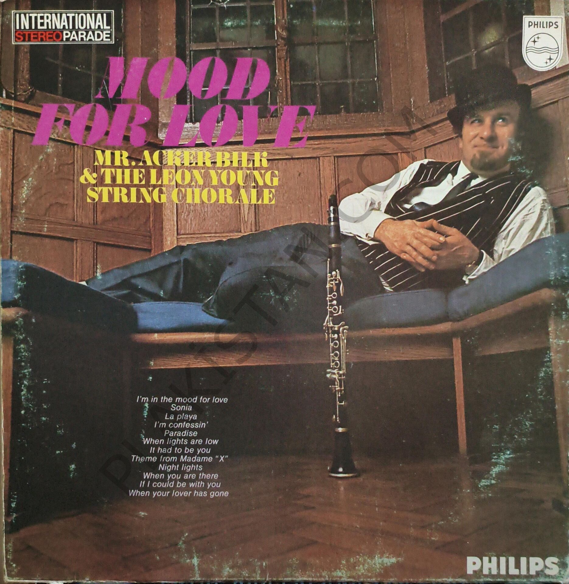 Mr. Acker Bilk - with The Leon Young String Chorale – Mood For Love LP PLAK