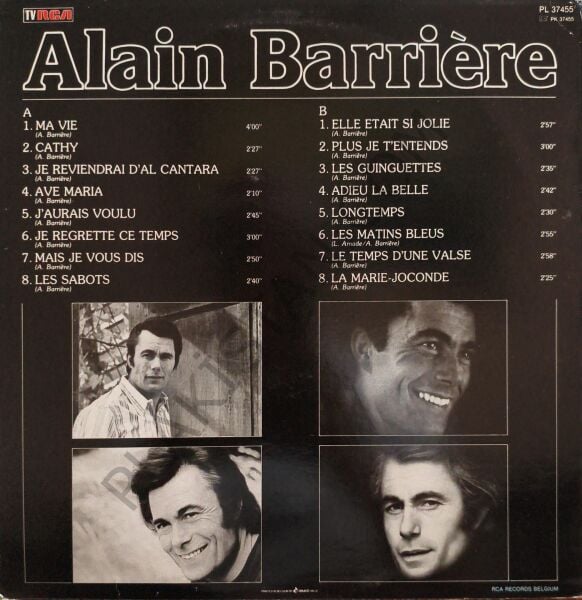 Alain Barrière – Ma Vie LP PLAK