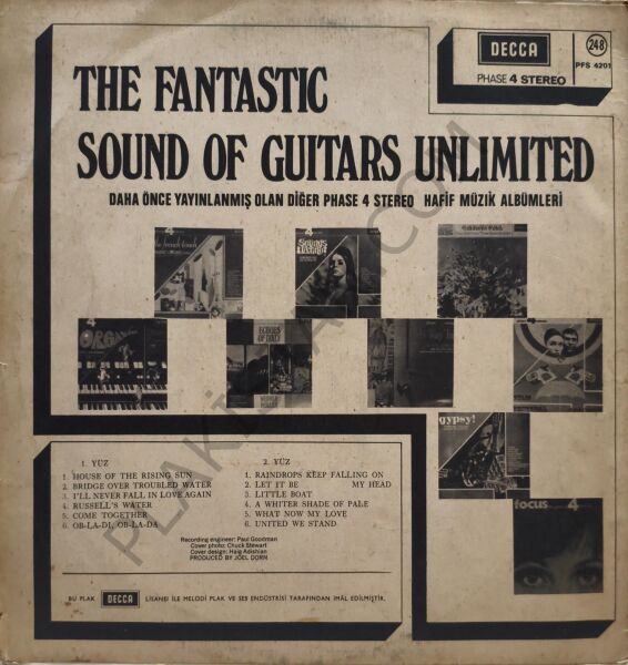 Guitars Unlimited (5) – The Fantastic Sound Of Guitars Unlimited LP PLAK