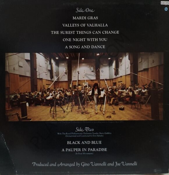 Gino Vannelli - A Pauper In Paradise LP PLAK