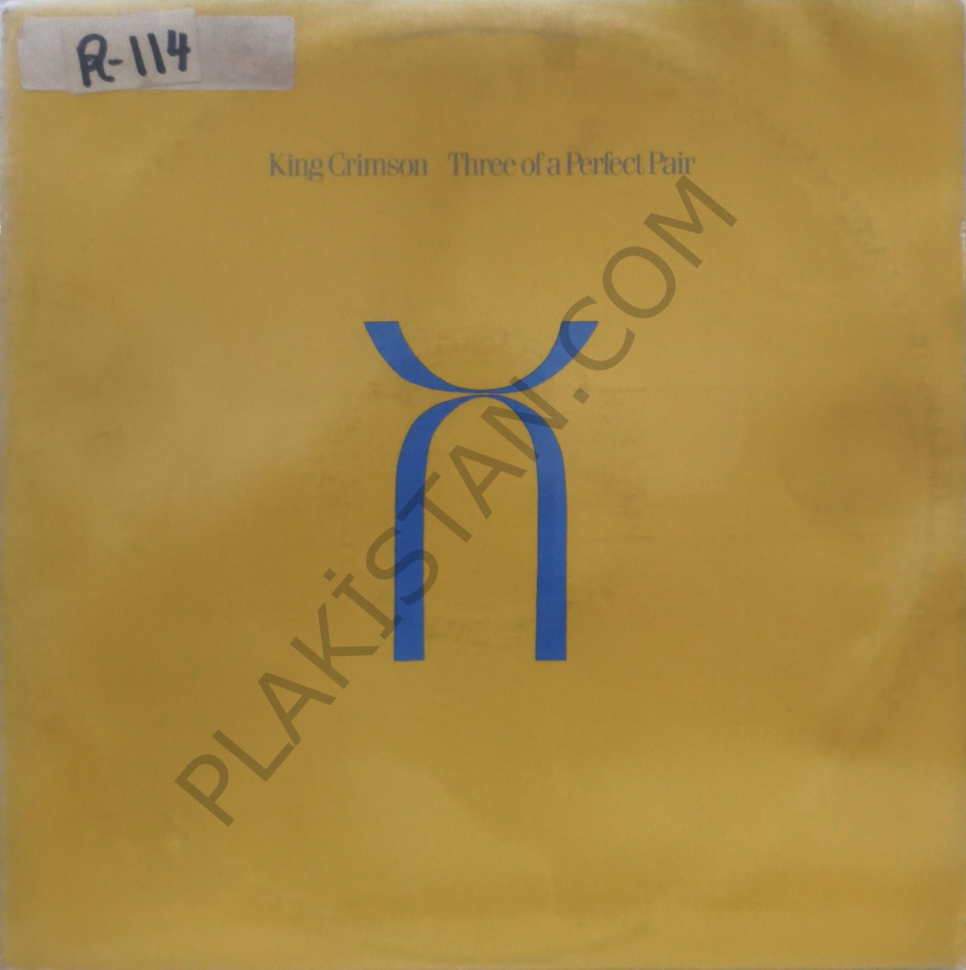 KING CRIMSON - THREE OF A PERGECT PAIR LP PLAK