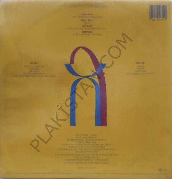 KING CRIMSON - THREE OF A PERGECT PAIR LP PLAK
