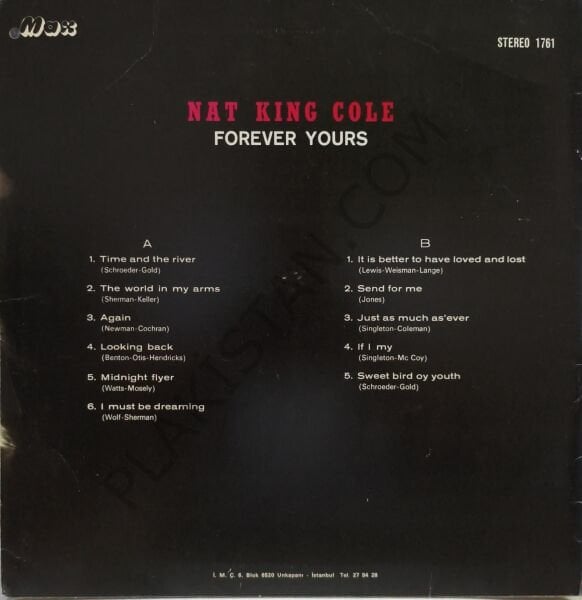 Nat King Cole - Forever Yours LP PLAK