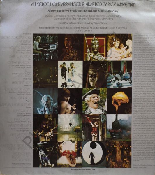 Roger Daltrey & Rick Wakeman – Lisztomania LP PLAK