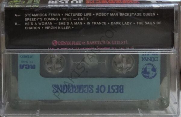 Best Of Scorpions - DÜNYA PLAK ve KASETÇİLİK -KAĞIT BASKI  KASET