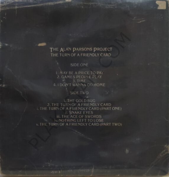 Alan Parsons The Alan Parsons Project – The Turn Of A Friendly Card LP PLAK