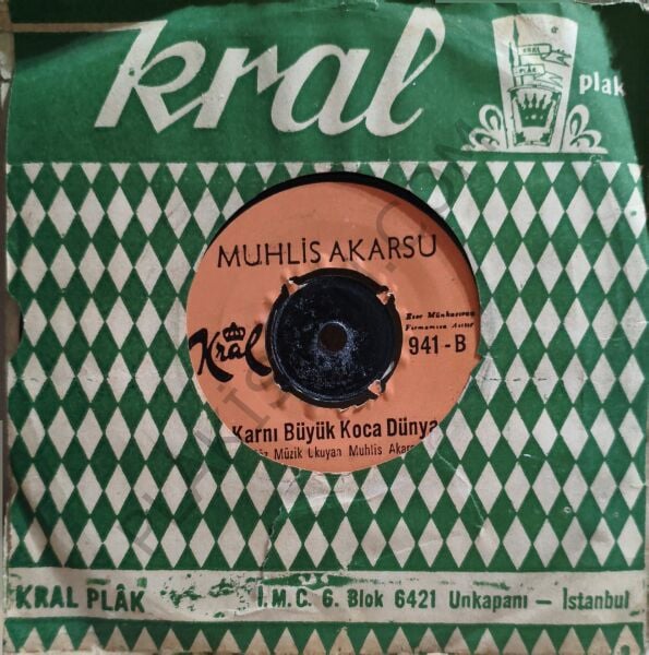 Muhlis Akarsu - Ağlama Güzelim 45 LİK PLAK