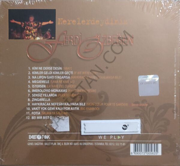 Ferdi Özbeğen – Nerelerdeydiniz? CD