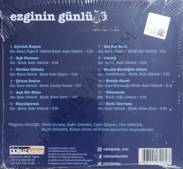Ezginin Günlüğü - Aşk Zamanı  CD