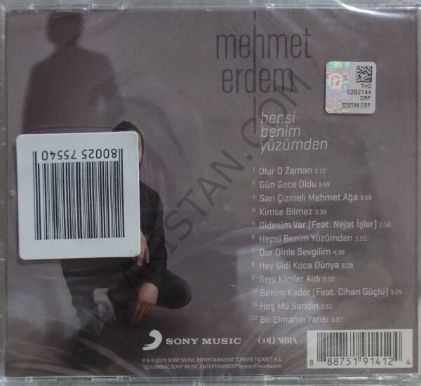 Mehmet Erdem – Hepsi Benim Yüzümden CD