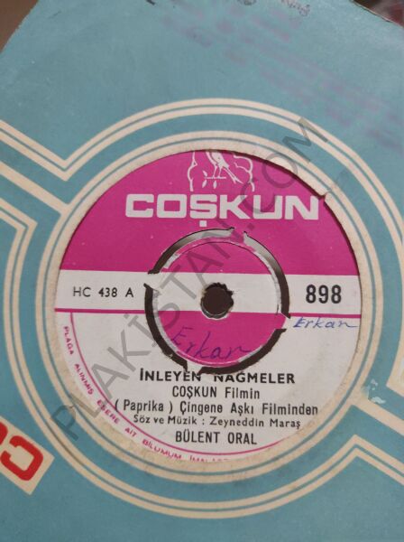 Bülent Oral - İnleyen Nağmeler 45 LİK PLAK
