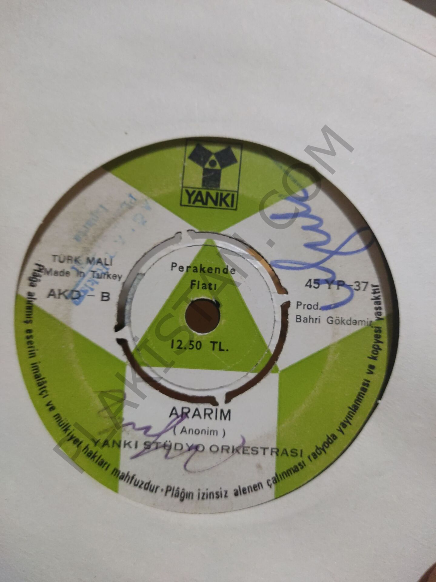 Metin Bükey - Samanyolu 45 LİK PLAK