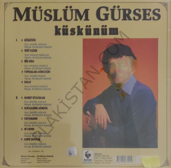 Müslüm Gürses Küskünüm ( Numaralı Baskı ) LP PLAK