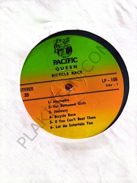 Queen – Bicycle Race LP PLAK ( Nadir Türkiye Baskı )